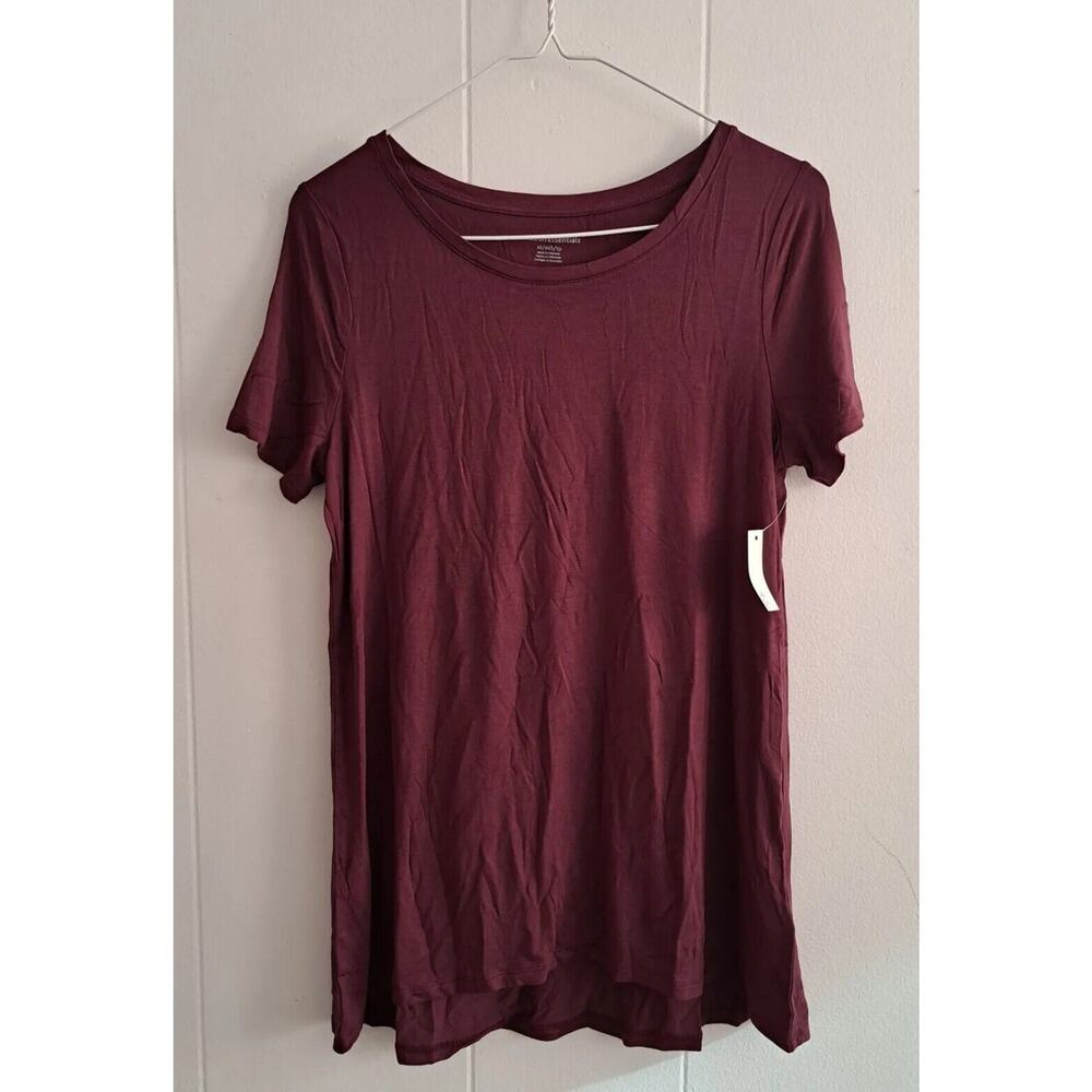 Amazon Essentials Women's Jersey Short-Sleeve T-Shirt‎ Wine Red XS